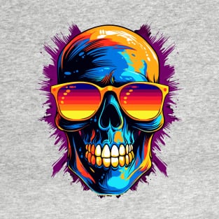 Vibrant Skull T-Shirt